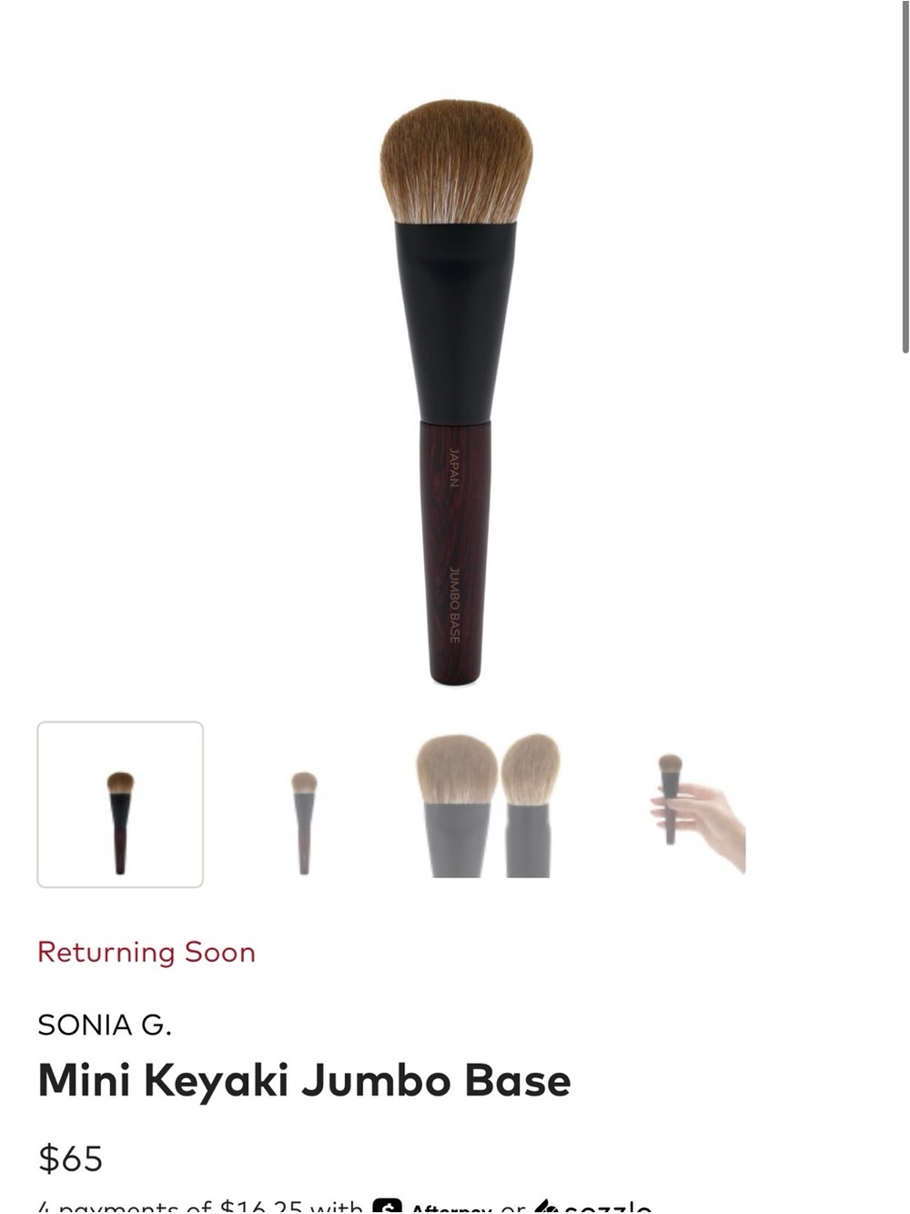 Brush-like makeup tool